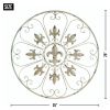 Circular Fleur De Lis Wall Decor