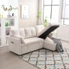 UNITED Modular Sectional Sofa L Shaped Modular Couch with Reversible Chaise Modular Sofa Sectional Couch with Storage Seats