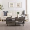 Modern Hairpin-Leg Coffee Table â€“ Slate Grey