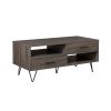Modern Hairpin-Leg Coffee Table â€“ Slate Grey