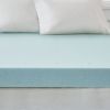 Hypoallergenic 3" Cooling Gel Memory Foam Mattress Topper with Removable Cooling Cover