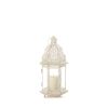 Small Distressed White Lantern