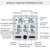 Weather Station Wireless Digital Indoor/Outdoor Forecast Temperature Humidity Meter LCD Display Thermometer Hygrometer